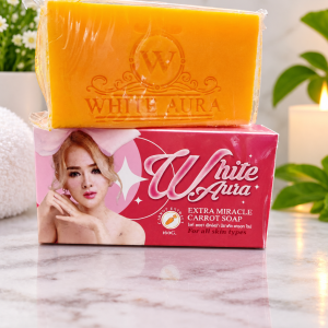 white aura extra miracle carrot soap